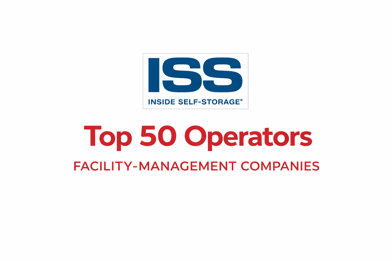ISS — Recognized Modern Storage as 2025 Top 50 Operators